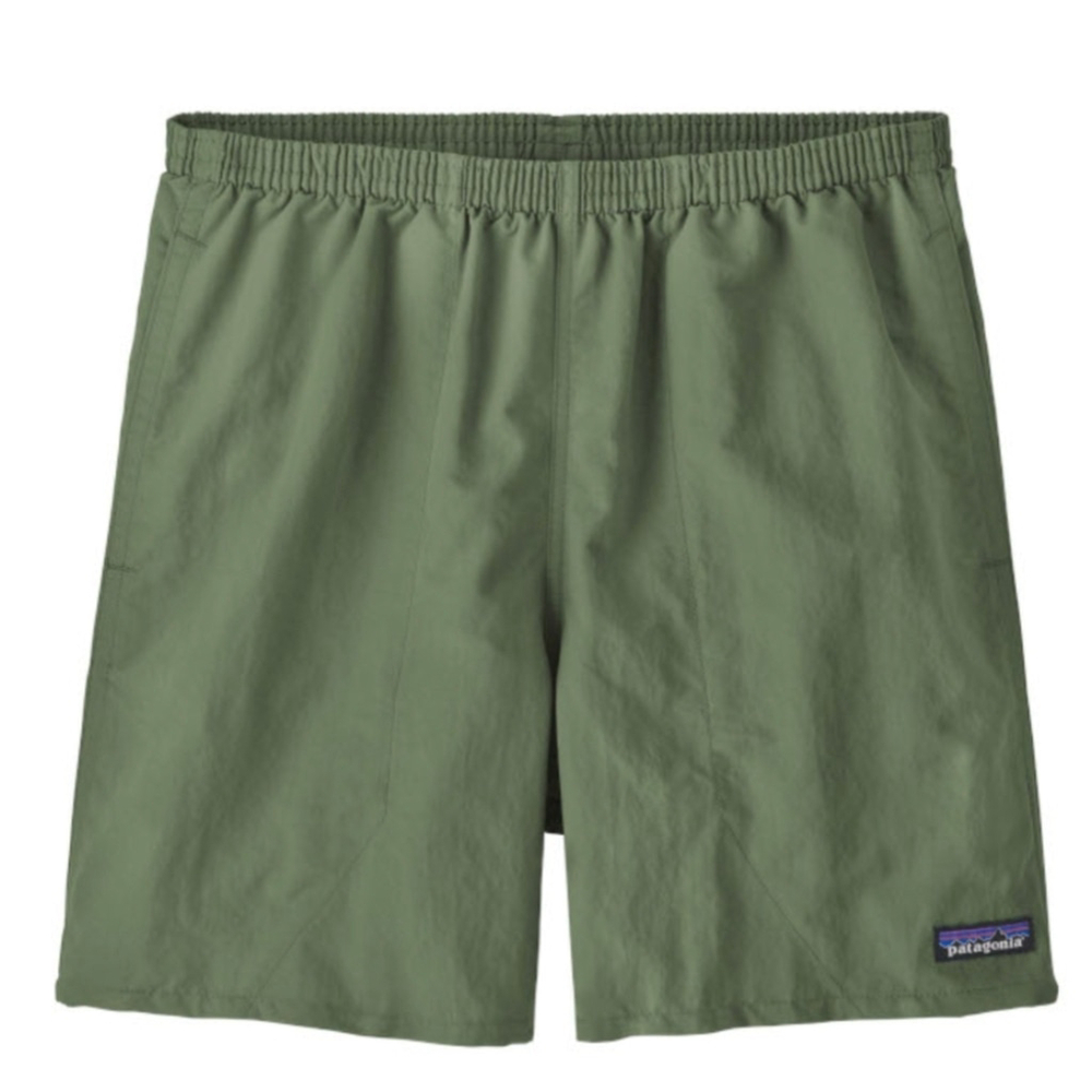 Patagonia Barely Baggies Green Shorts Men's Sz L Mesh Lined Nylon 4" inseam